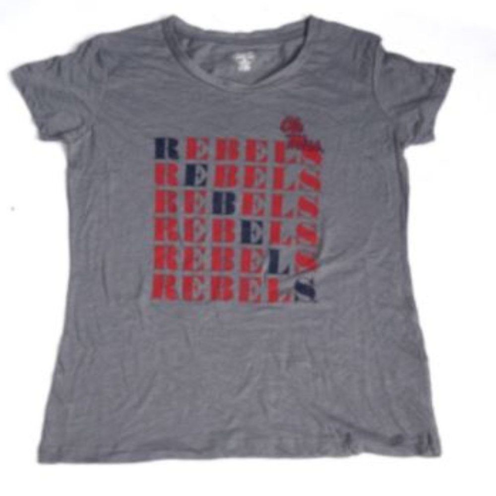 NWT WOMEN'S OLE MISS REBELS TEE Medium